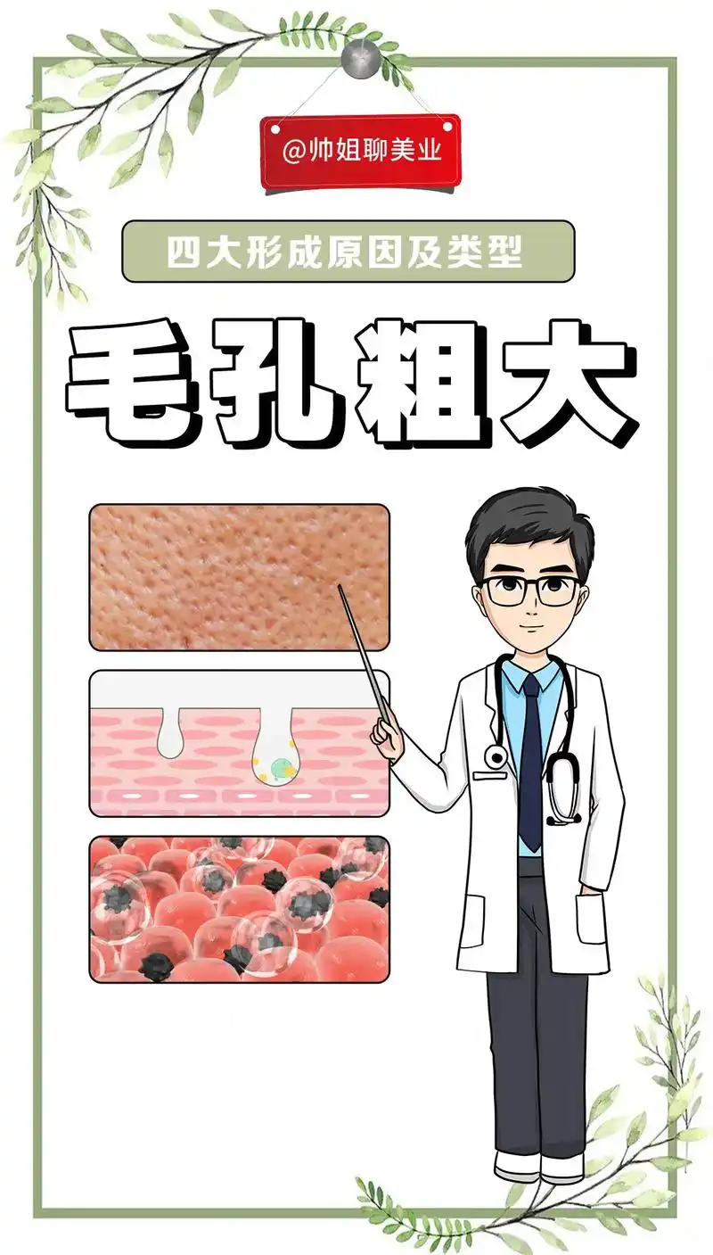 毛孔粗大是什么原因,应该怎样改善.