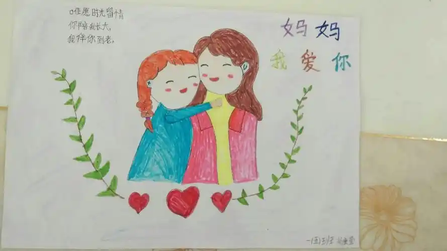 寸草感恩报春晖---东城门小学一年级教研组母亲节绘画作品展示