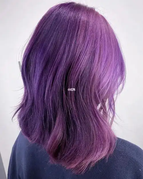 粉紫色潮色女团发色