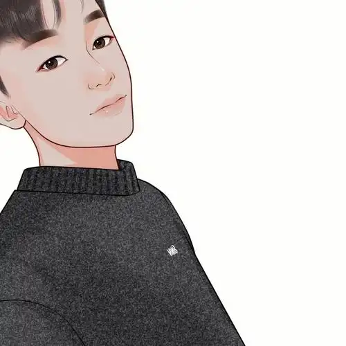 手绘头像一组男头