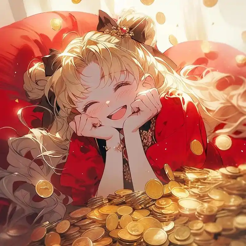 何以解忧,唯有暴富9090发财头像来咯.#好看的动漫头像 # - 抖音