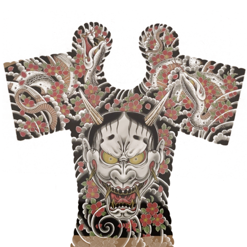 如龙系列纹身贴图提取分享