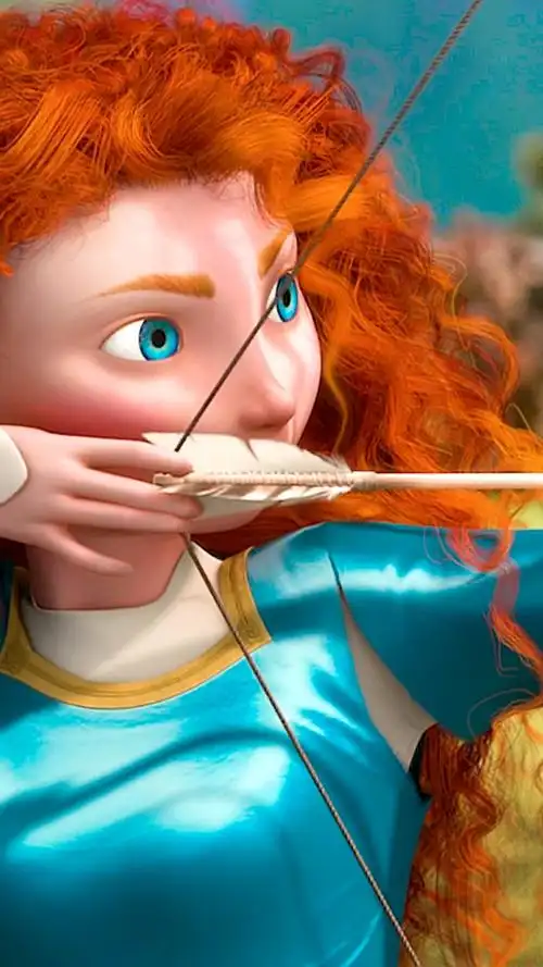 《 百 发 百 中 》 #迪士尼公主 #梅莉达