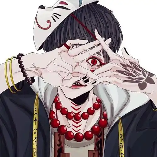 好看的动漫图片男生帅冷酷杀手_白发血瞳动漫帅哥头像