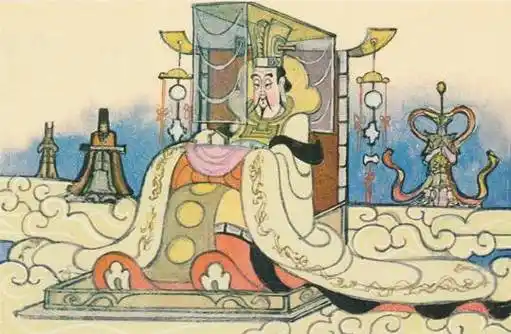 大闹天宫图集手绘版玉帝