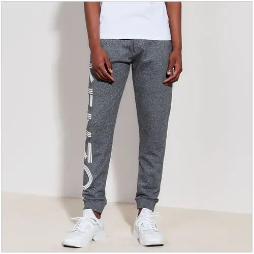 【包税】kenzo 高田贤三 男士灰色棉质时尚休闲运动裤灰色 s