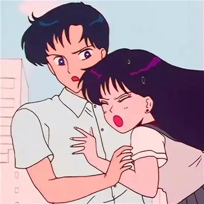 超甜的情侣头像一人一半