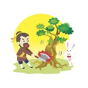 吴刚砍树插画