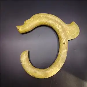 巨大红山文化玉猪龙摆件重2斤多高古玉器古代玉雕古玩捡漏老物件