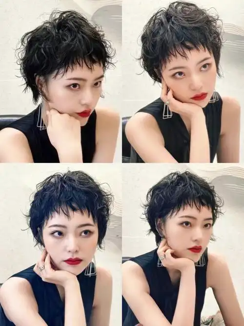 个性时髦短发烫75让你美到没朋友