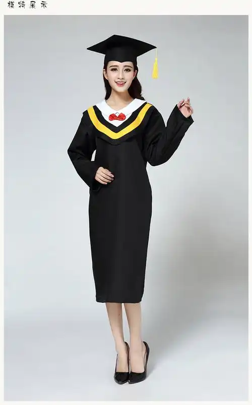 学士服学位服大学生毕业礼服成人博士服小学毕业照服装学士服毕业礼服