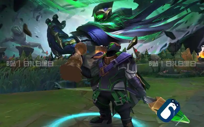 【英雄联盟】征服者 贾克斯 t3皮肤 中型玩法重做 特效&3d展示