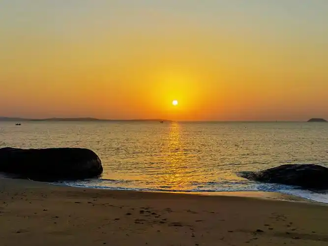 海边的清晨和黄昏