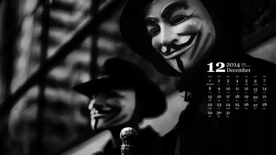 黑色炫酷的v字仇杀队桌面壁纸高清图片下载 _ 图片网