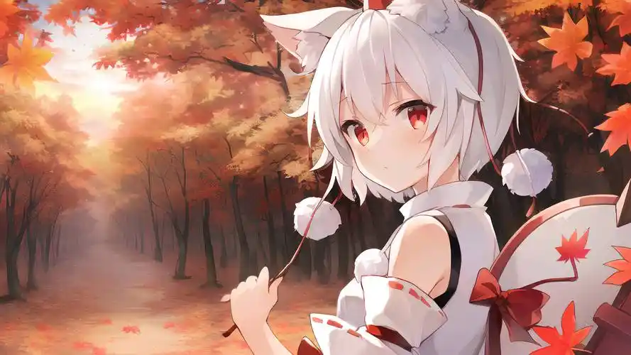 壁纸分享——东方project:犬走椛_生活_白狼_妖怪