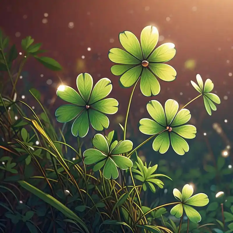 92唯美幸运草头像94 幸运草带着它的四片叶子,象征着希望,信心,爱