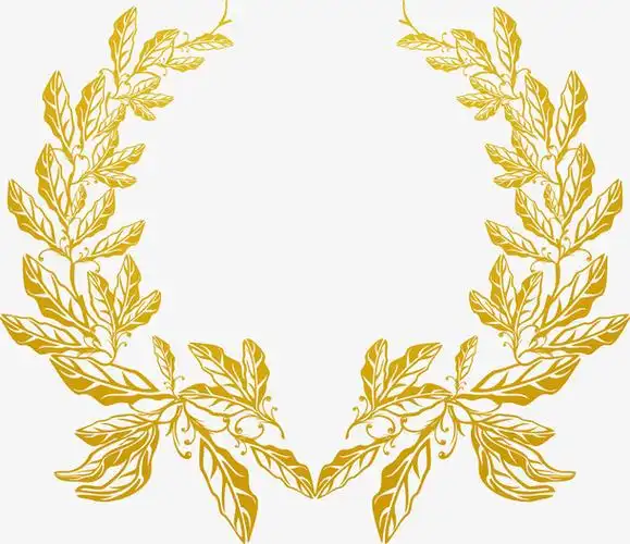 金色谷物麦穗矢量图