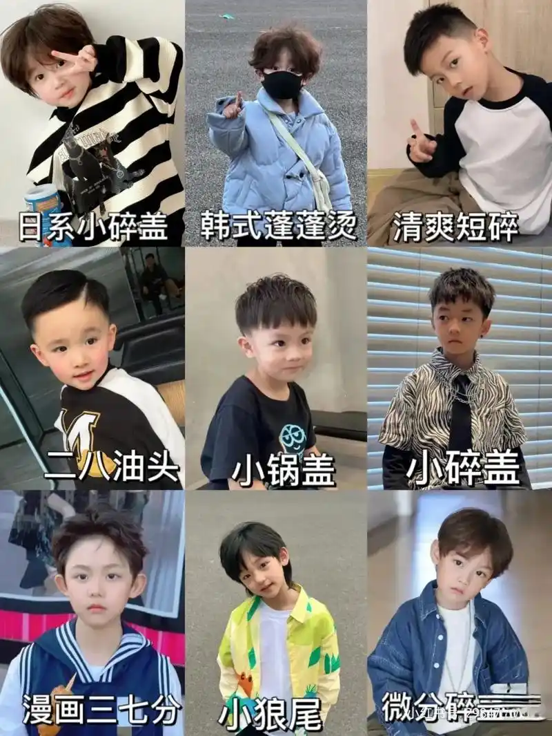 儿童发型设计 #男宝宝帅气发型推荐 #小男孩 - 抖音