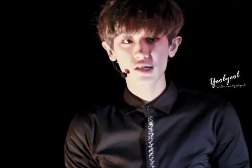 150321 #灿烈# 顺毛 黑衬衫实在太好看了