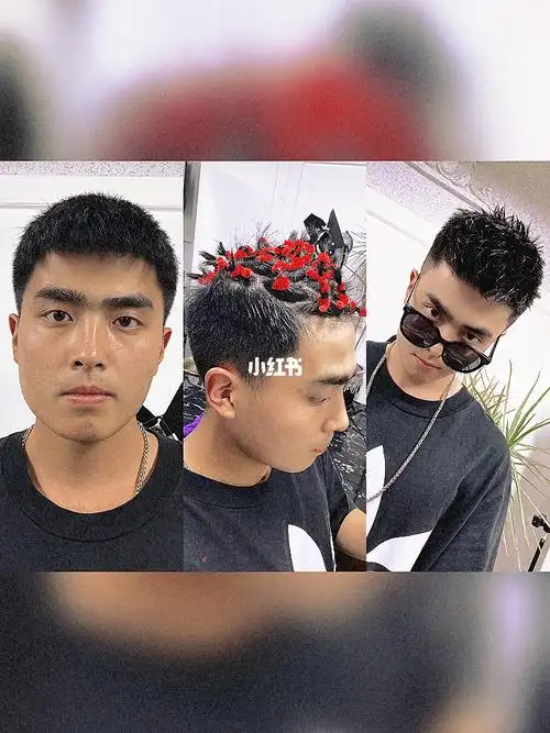 男士35厘米立体前刺摩根烫