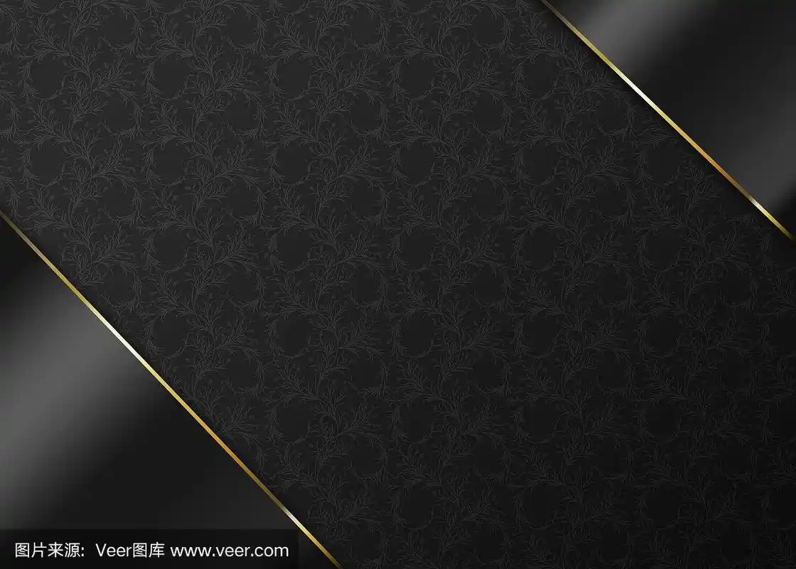 豪华灰色和金色背景布局模板
