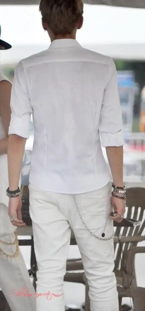 [吴亦凡][分享]210324 一年一度男生pk白衬衫拉开帷幕 看吴亦凡示范