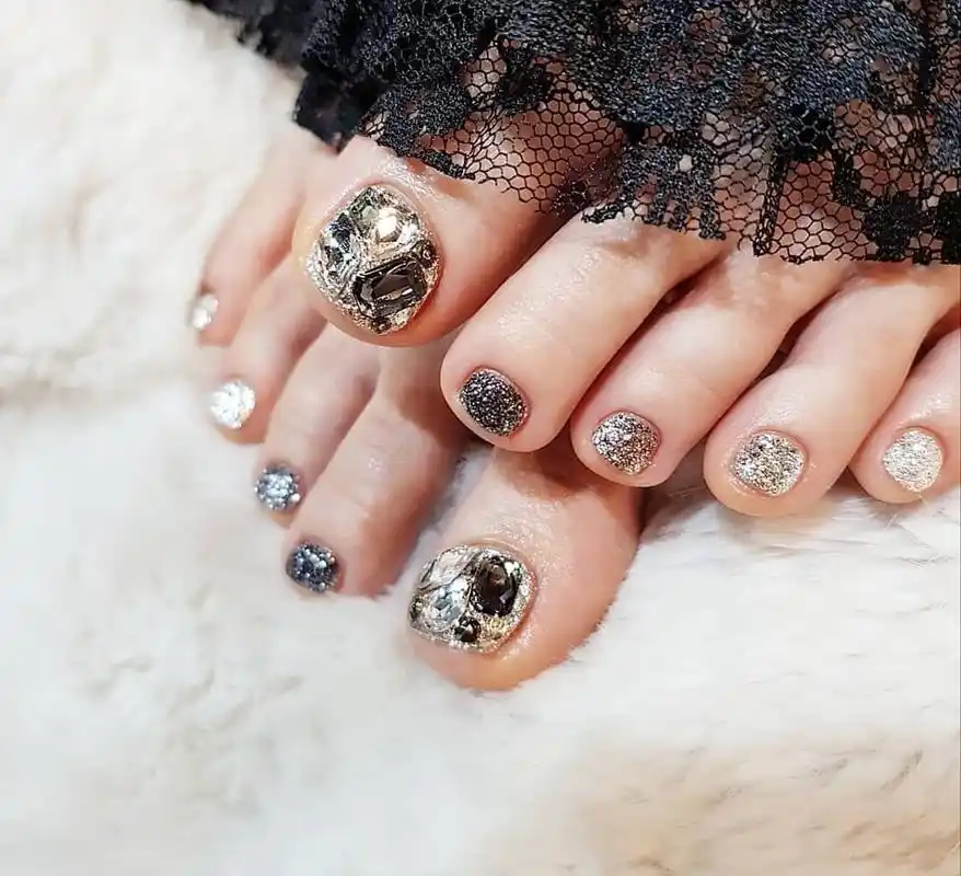 夏日自带仙气的脚美甲合集爱美的女生连脚脚也不能放过哦