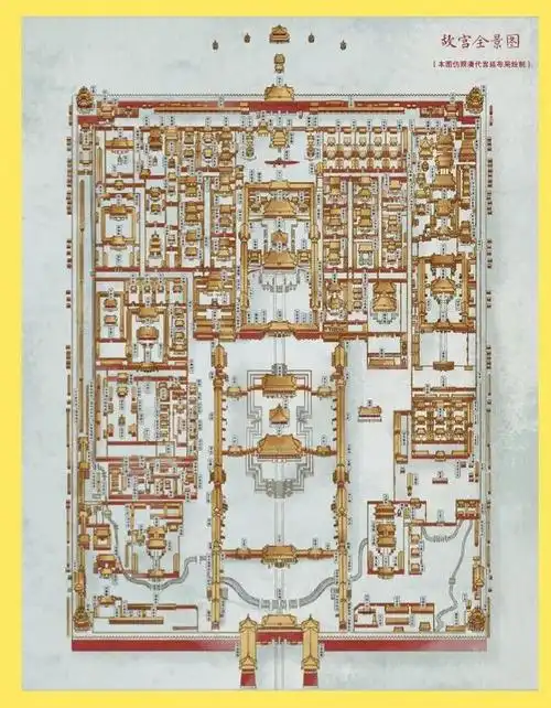 本套书还附赠超大幅故宫全景图,地图仿制清代宫廷布局绘制,帮助家长和