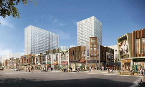 室外商场外立面