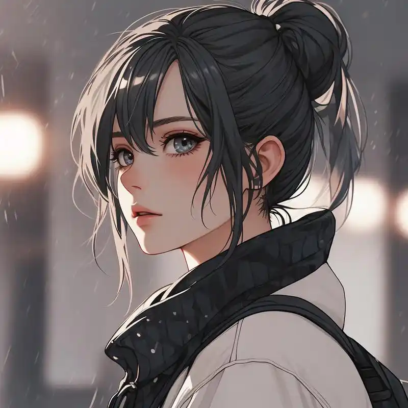 9369♀15高冷女生侧脸头像 今天给大家分享一组高冷女生侧脸