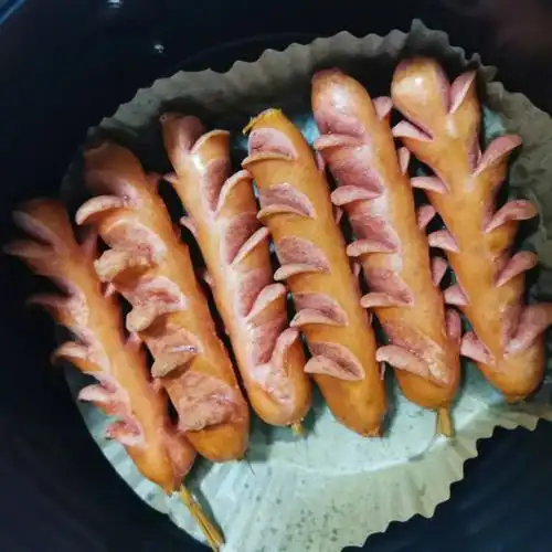 空气炸锅炸肠简直不要太好吃