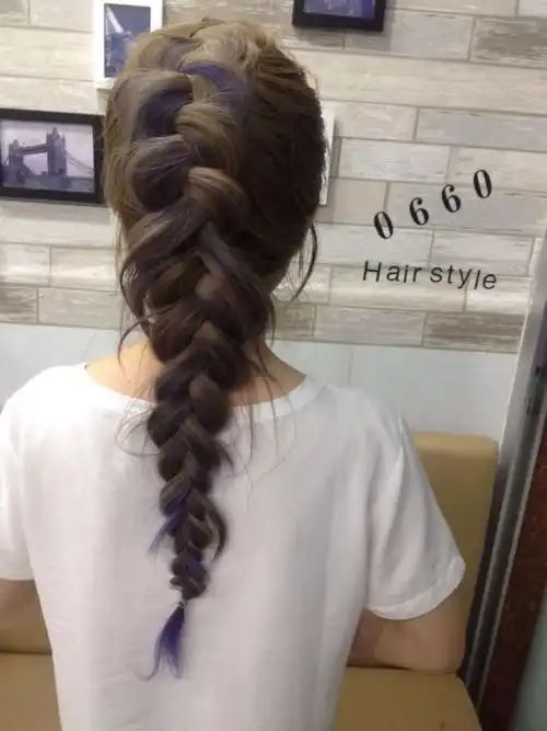 韩式编发造型,一款独一无二的编发.