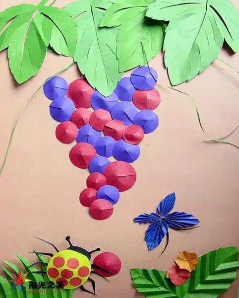 二年级剪纸贴画二年级剪纸贴画的图库小学生手工二