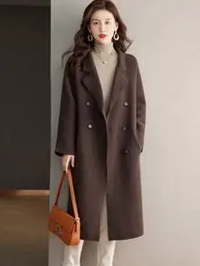 秋装女士中长款时尚外套女秋冬针织大衣2023年新款爆款外衣春秋款