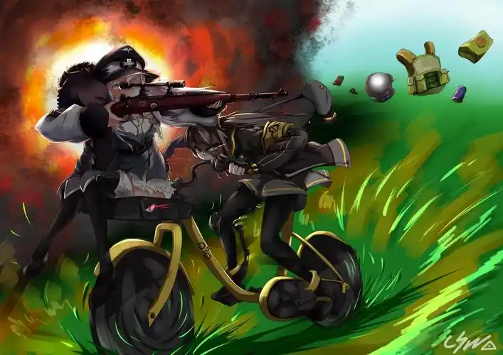 少女前线绝地求生q版游戏壁纸