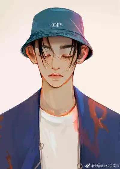 线稿/插画/绘画/小鬼王琳凯漫化