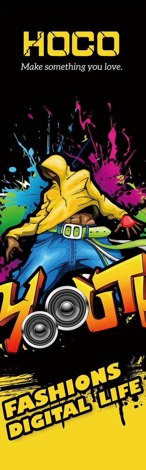 嘻哈加波普风格海报设计