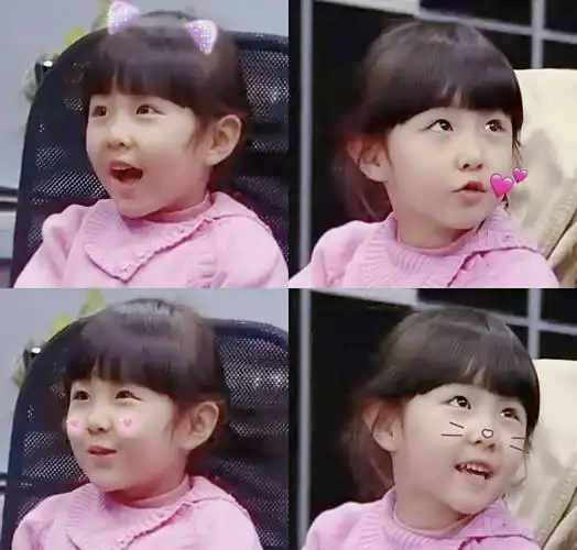 张子枫小时候也太可爱了叭!妹妹萌翻我!