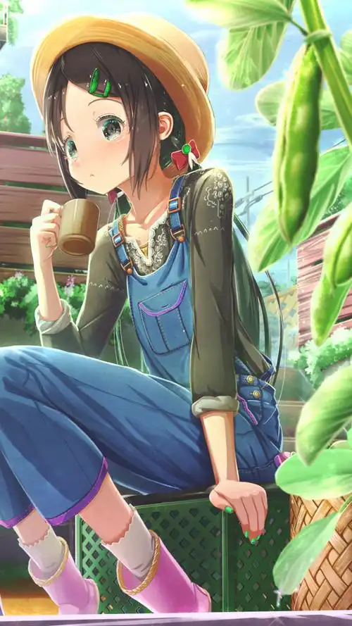 可爱软萌动漫猫耳少女手机壁纸