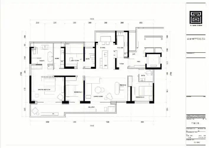 187㎡大平层的3个思路户型改造