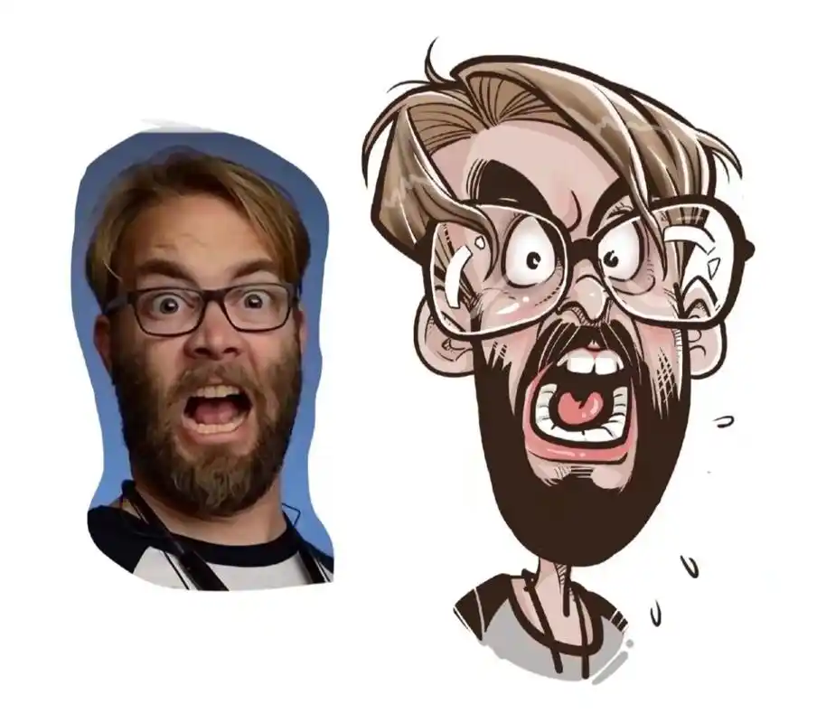 小4漫画:漫画人物一张 论如何在漫画中把夸张表现得更美.