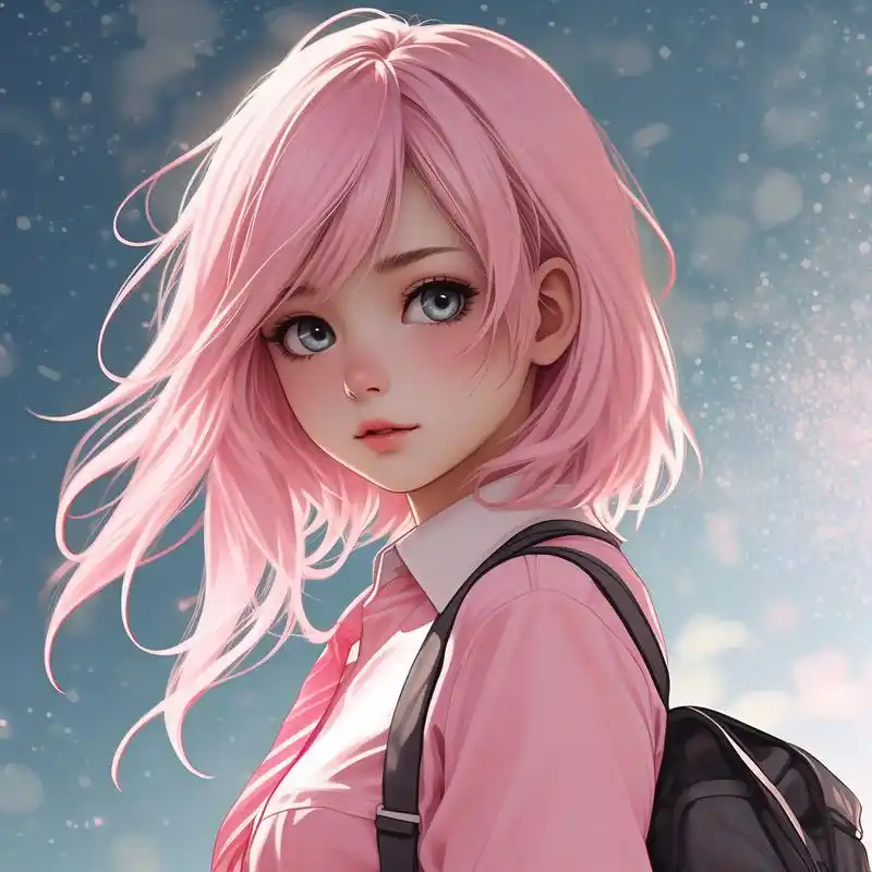 94粉漫少女心头像大放送! 哇～超级梦幻的粉色系漫画风格头像来啦!