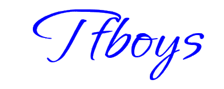 怎么用艺术字写tfboys
