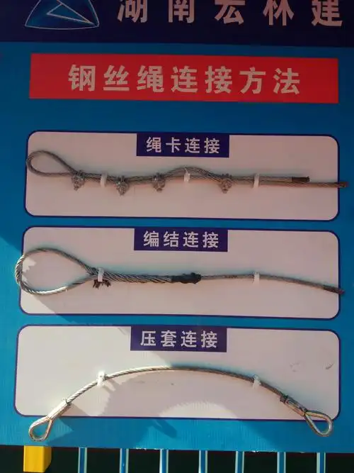 钢丝绳连接方式样品展示