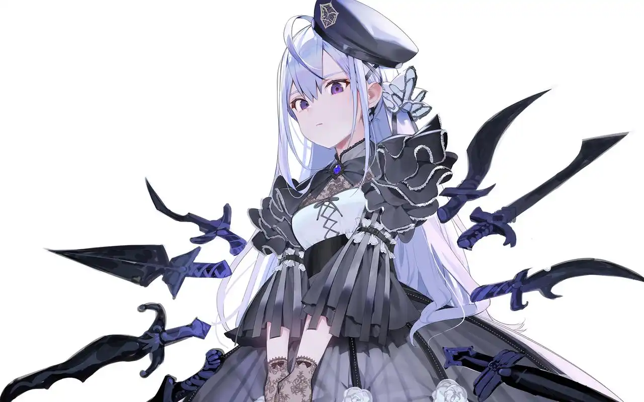 精致唯美动漫美女桌面壁纸