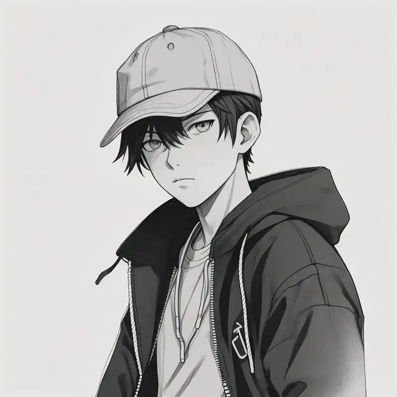 黑白男生头像,痞帅风格来袭9797