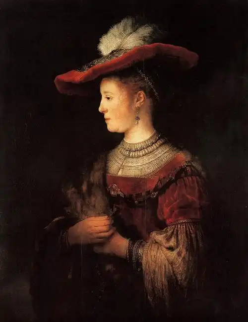 three women in rembrandt`s life: a goddess, a