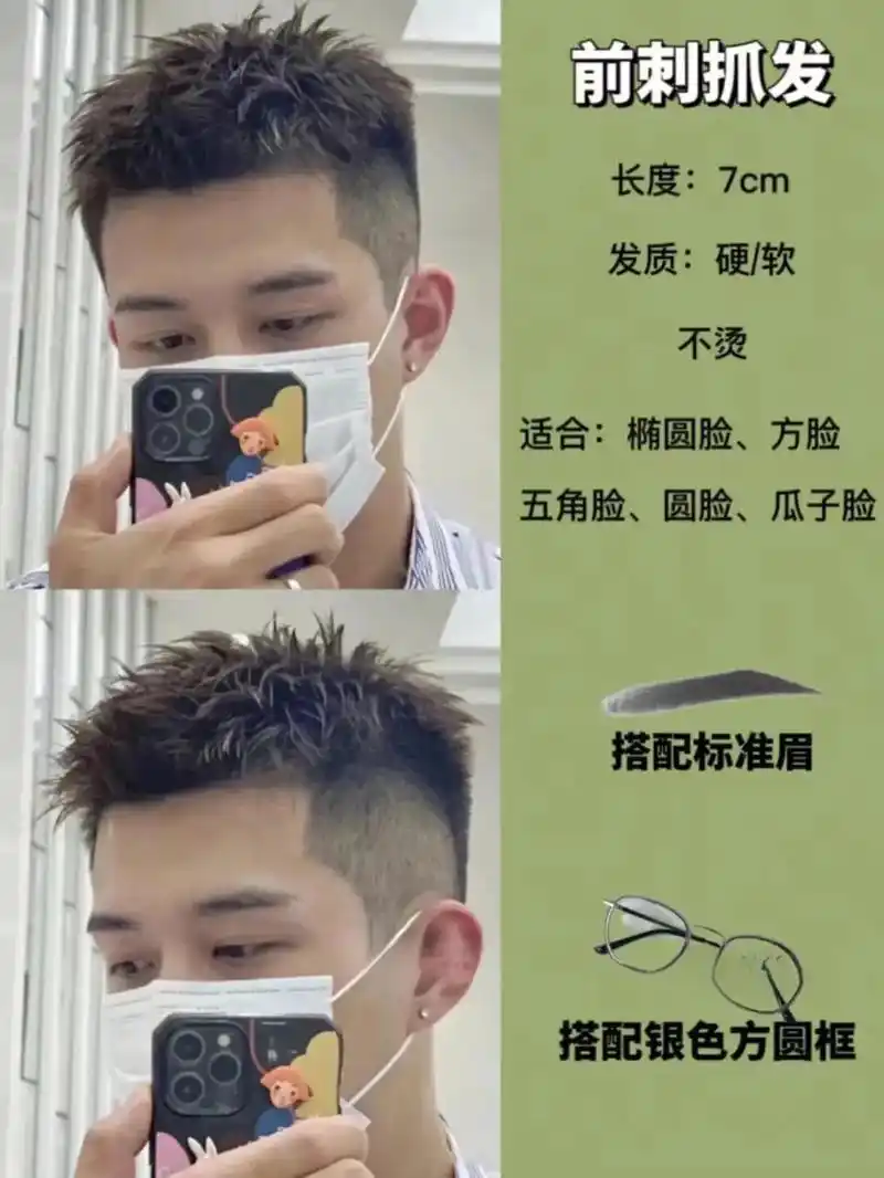 短发合集.盘点当下流行的男士发型,请看完,超级帅#长沙烫发  - 抖音