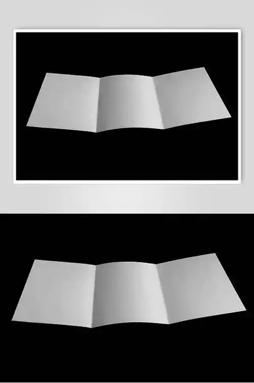三折页空白样机图片-三折页空白样机设计素材-三折页空白样机模板下载