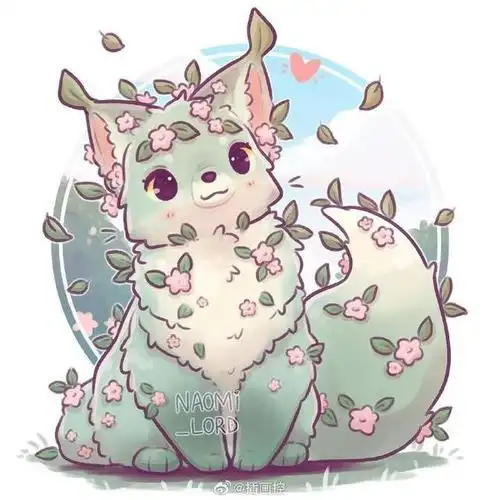 一组超可爱的动物拟人插画分享!